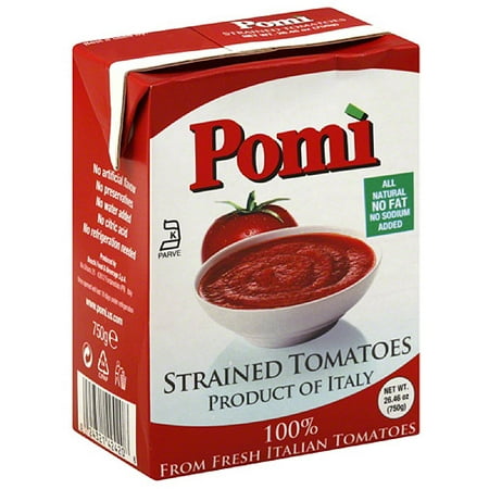Pomi Strained Tomatoes, 26.46 oz, (Pack of 12)