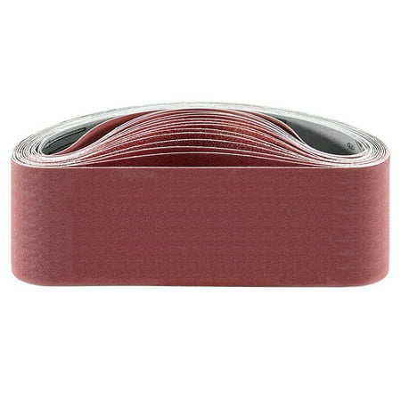 Sanding Belts 3X21Inch Aluminum Oxide 15 Pack Belt 3 Each of 80/120/150/240/400 Assorted Grits for Sanding Wood
Sanding Belts 3X21Inch Aluminum Oxide 15 Pack Belt 3 Each of 80/120/150/240/400 Assorted Grits for Sanding Wood