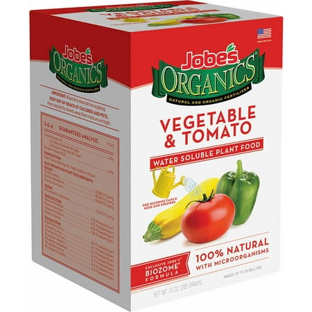 Jobeâs Organics 10oz. Water-Soluble Vegetable and Tomato