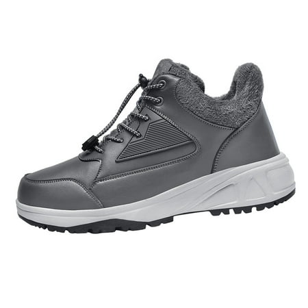 Men s Running Shoes Men s Winter Fleece Warm Gaobang Round Head Waterproof Leisure Sports Snow Boots Cotton Shoes sneakers for Men PU Grey
Men s Running Shoes Men s Winter Fleece Warm Gaobang Round Head Waterproof Leisure Sports Snow Boots Cotton Shoes sneakers for Men PU Grey