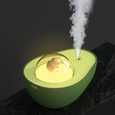 320ml Avocado Shape Quiet Air Humidifier with Night Light Waterless USB Desktop Humidifier Auto Shut Off for Home Nursery Office Travel
320ml Avocado Shape Quiet Air Humidifier with Night Light Waterless USB Desktop Humidifier Auto Shut Off for Home Nursery Office Travel