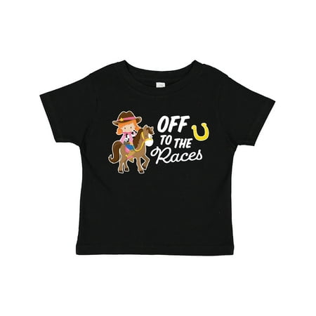Inktastic Off to the Races with Cowgirl on Horse Gift Toddler Toddler Girl T-Shirt
Inktastic Off to the Races with Cowgirl on Horse Gift Toddler Toddler Girl T-Shirt