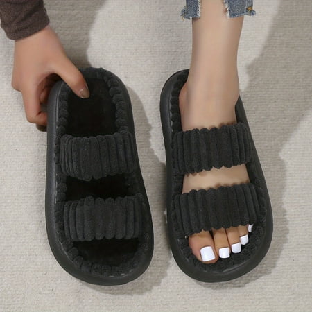 Women s Cross Band Slippers Soft House Slippers Plush Warm Cozy Open Toe Fluffy Home Shoes Comfy Indoor Outdoor Slip On Breathable
Women s Cross Band Slippers Soft House Slippers Plush Warm Cozy Open Toe Fluffy Home Shoes Comfy Indoor Outdoor Slip On Breathable