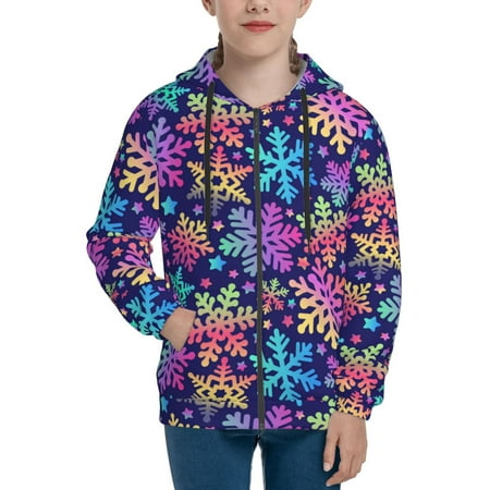 Hoodies for Women Rainbow Snowflakes Long Sleeve Sweatshirt Drawstring Zip Up Hoodie with Pockets Teen Girl Clothes
Hoodies for Women Rainbow Snowflakes Long Sleeve Sweatshirt Drawstring Zip Up Hoodie with Pockets Teen Girl Clothes