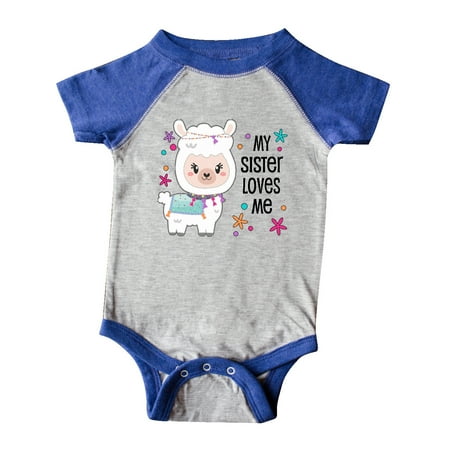 Inktastic My Sister Loves Me- cute and happy llama Gift Baby Boy or Baby Girl Bodysuit
Inktastic My Sister Loves Me- cute and happy llama Gift Baby Boy or Baby Girl Bodysuit