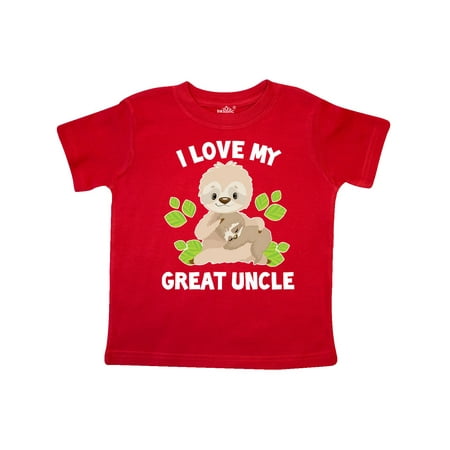 Inktastic Cute Sloth I Love My Great Uncle with Green Leaves Gift Toddler Boy or Toddler Girl T-Shirt
Inktastic Cute Sloth I Love My Great Uncle with Green Leaves Gift Toddler Boy or Toddler Girl T-Shirt