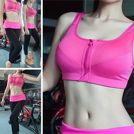 MIARHB Womens Sports Underwear Yoga Fitness Workout Bra Running Padded Tops Vest