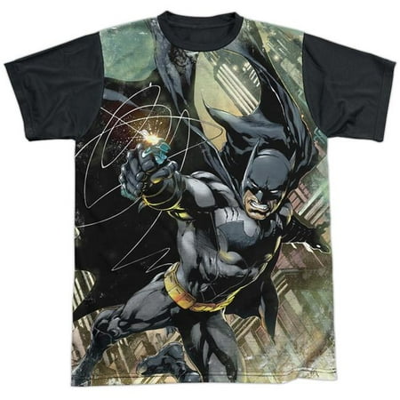 Batman - Catch - Short Sleeve Black Back Shirt - Large