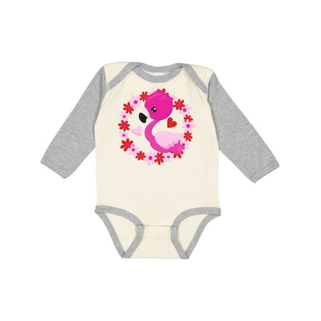 Inktastic Cute Flamingo Floral Wreath Hearts - Pink Red Gift Baby Girl Long Sleeve Bodysuit
Inktastic Cute Flamingo Floral Wreath Hearts - Pink Red Gift Baby Girl Long Sleeve Bodysuit