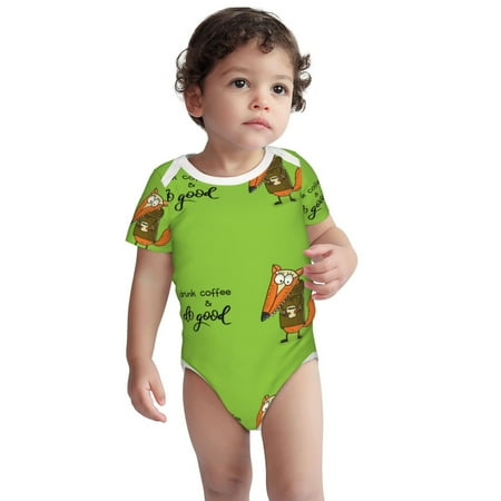 Fotbe Drink Coffee And Do Good Pattern Unisex-baby Short-sleeve Bodysuit Short Sleeve Bodysuits One-piece 100% Organic Cotton for Infant Baby Boys Unisex-12 Months
Fotbe Drink Coffee And Do Good Pattern Unisex-baby Short-sleeve Bodysuit Short Sleeve Bodysuits One-piece 100% Organic Cotton for Infant Baby Boys Unisex-12 Months