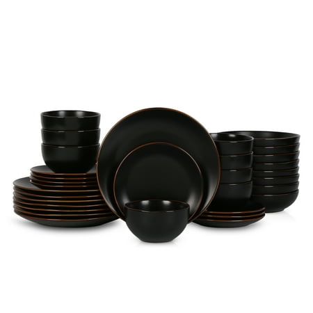 Stone + Lain Brasa Stoneware Collection Dinnerware Set 32-Piece Service for 8 Black
Stone + Lain Brasa Stoneware Collection Dinnerware Set 32-Piece Service for 8 Black