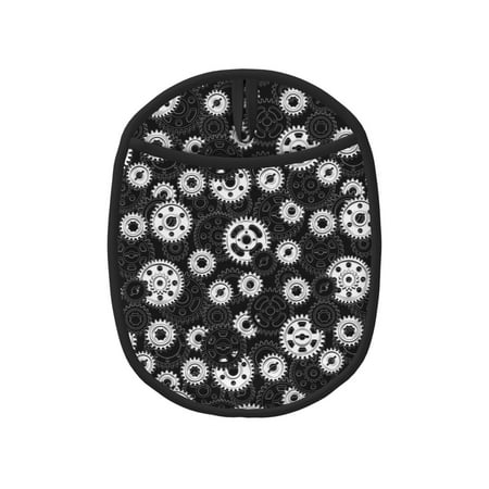 black gear Pattern white Pot Holders for Kitchen - Heat Resistant Oven Mitts Hot Pads with Pocket Non Slip Silicone Pot Holders Cuteness Hanging Loop Potholders for Kitchen Baking
black gear Pattern white Pot Holders for Kitchen - Heat Resistant Oven Mitts Hot Pads with Pocket Non Slip Silicone Pot Holders Cuteness Hanging Loop Potholders for Kitchen Baking