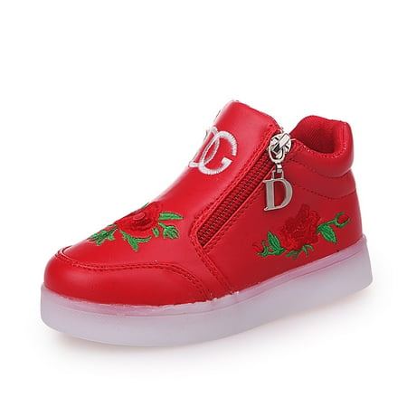 Toyella 2021 autumn style Korean fashion leisure roses children s shoes LED luminous soft bottom women s shoes baby shoes Red Cloth 22
Toyella 2021 autumn style Korean fashion leisure roses children s shoes LED luminous soft bottom women s shoes baby shoes Red Cloth 22