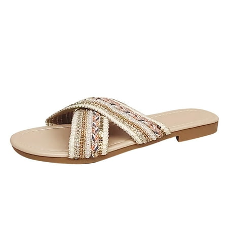 Youmylove Women Slippers Shoes Comfortable Soft Sole Slippers Fashion Flat Pearl Flip Flops Slippers Flat Beach Slippers Leisure Ladies Cozy Daily Walking
Youmylove Women Slippers Shoes Comfortable Soft Sole Slippers Fashion Flat Pearl Flip Flops Slippers Flat Beach Slippers Leisure Ladies Cozy Daily Walking