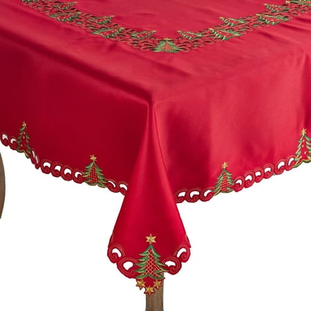 Fennco Styles Pandora Collection Holiday Christmas Tree Tablecloth-2 Colors (Red 67 x120 Tablecloth)
Fennco Styles Pandora Collection Holiday Christmas Tree Tablecloth-2 Colors (Red 67 x120 Tablecloth)
