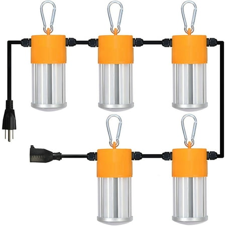 100W LED Temporary Construction String Light 50FT LED Suspended Jobsite Light with Plug Linkable Temporary Work Light -12500LM
100W LED Temporary Construction String Light 50FT LED Suspended Jobsite Light with Plug Linkable Temporary Work Light -12500LM