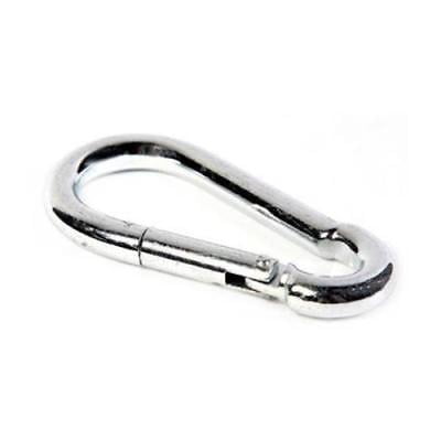 Koch Industries Rigid Round Eye Nickel Spring Snap Link 5/8 2Pack