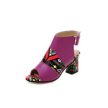 SIMANLAN Womens Casual Shoe Peep Toe Fashion Sandal Chunky Block Heeled Sandals Ladies Non-slip Shoes Women Magnetic High Heels Purple 8
SIMANLAN Womens Casual Shoe Peep Toe Fashion Sandal Chunky Block Heeled Sandals Ladies Non-slip Shoes Women Magnetic High Heels Purple 8