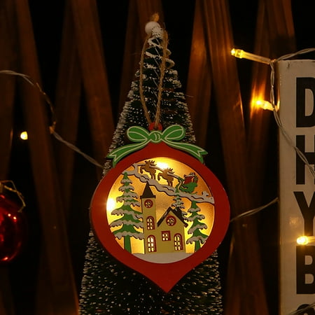 Veki Ornament Creative Pendant Wooden Tree Car Luminous Hollow Small Christmas Home Decor on Rope
Veki Ornament Creative Pendant Wooden Tree Car Luminous Hollow Small Christmas Home Decor on Rope