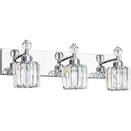 Modern Crystal Bathroom Lights Fixtures Over Mirror Chrome 3 Light Vanity Light for Bathroom Wall Lights Fixtures
Modern Crystal Bathroom Lights Fixtures Over Mirror Chrome 3 Light Vanity Light for Bathroom Wall Lights Fixtures