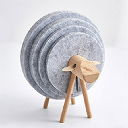 Felt Cup Coasters Set Protects Furniture Cute DIY Elk Shape Coasters Home Decoration for Home Office
Felt Cup Coasters Set Protects Furniture Cute DIY Elk Shape Coasters Home Decoration for Home Office
