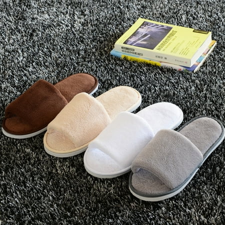 Naierhg Unisex Slippers Solid Color Coral Fleece Warm Open Toe Home Indoor Shoes for Hotel
Naierhg Unisex Slippers Solid Color Coral Fleece Warm Open Toe Home Indoor Shoes for Hotel