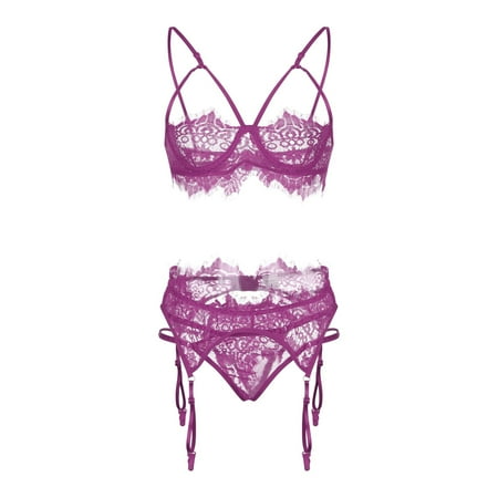 Pedort Women S Lingerie Women Lingerie Set High Waisted Underwire Lingerie Lace (Purple 4XL)
Pedort Women S Lingerie Women Lingerie Set High Waisted Underwire Lingerie Lace (Purple 4XL)