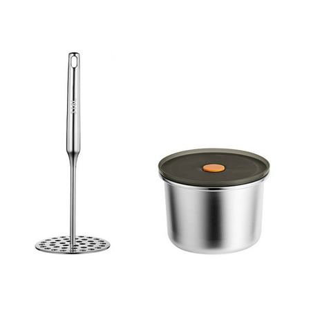 Manual Potato Masher Portable Stainless Steel Potato Smasher Kitchen Tool for Toddler Food Fruit Banana Baking
Manual Potato Masher Portable Stainless Steel Potato Smasher Kitchen Tool for Toddler Food Fruit Banana Baking