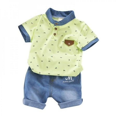 Best Sale!Summer Kids Boy Clothes Set Boy T-shirt+ Blue Jeans Set Holiday Party Boy Kids Clothes Set Kids Clothes
Best Sale!Summer Kids Boy Clothes Set Boy T-shirt+ Blue Jeans Set Holiday Party Boy Kids Clothes Set Kids Clothes