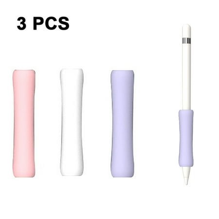 3 pcs Designs Premium Silicone Ergonomic Grip Holder Dual Sided Design Compatible with Apple Pencil 1st Generation and Apple Pencil 2nd Generation
3 pcs Designs Premium Silicone Ergonomic Grip Holder Dual Sided Design Compatible with Apple Pencil 1st Generation and Apple Pencil 2nd Generation