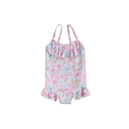 Bagilaanoe Toddler Baby Girl One-Piece Swimsuit Floral Print Off-the-shoulder Sleeveless Swimwear 12M 18M 24M 3T 4T 5T Kids Ruffle Bathing Suit
Bagilaanoe Toddler Baby Girl One-Piece Swimsuit Floral Print Off-the-shoulder Sleeveless Swimwear 12M 18M 24M 3T 4T 5T Kids Ruffle Bathing Suit