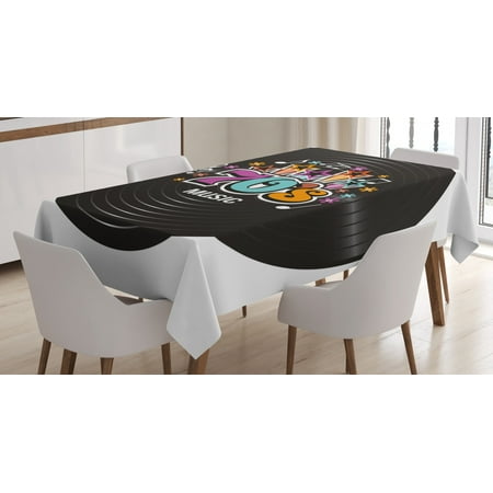 70s Party Decorations Tablecloth Music Theme Colorful Stars Flowers Notes Record Vinyl Discography Rectangular Table Cover for Dining Room Kitchen 52 X 70 Inches Multicolor by Ambesonne
70s Party Decorations Tablecloth Music Theme Colorful Stars Flowers Notes Record Vinyl Discography Rectangular Table Cover for Dining Room Kitchen 52 X 70 Inches Multicolor by Ambesonne