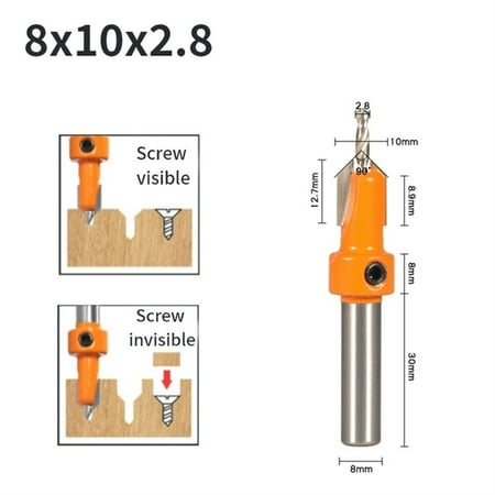 Fule 10mm Shank Hss Countersink Router Bit Screw Extractor Woodworking Milling Cutter
Fule 10mm Shank Hss Countersink Router Bit Screw Extractor Woodworking Milling Cutter