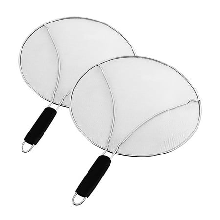WELPET 2Pc Stainless Steel Filter Lid Handle Collapsible Explosion-Proof Oil Cover Oil Screen Cover Oil Separator Cover
WELPET 2Pc Stainless Steel Filter Lid Handle Collapsible Explosion-Proof Oil Cover Oil Screen Cover Oil Separator Cover