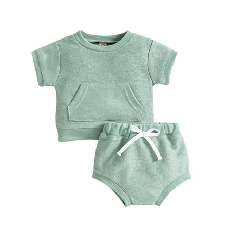 Toddler Baby Boys Girls Outfit Short Sleeve Solid Tops Shorts Outfits Clothing For Girl
Toddler Baby Boys Girls Outfit Short Sleeve Solid Tops Shorts Outfits Clothing For Girl
