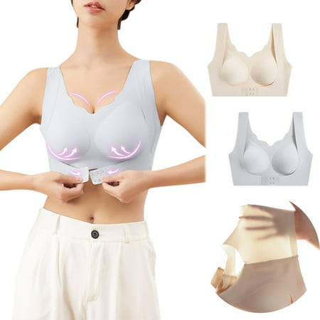 Follure Womens 2PCS Seamless Rimless Tank Style Bra Beauty Chest Pads Bra Daily Sport Underwear
Follure Womens 2PCS Seamless Rimless Tank Style Bra Beauty Chest Pads Bra Daily Sport Underwear