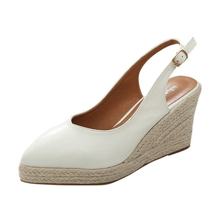 SEMIMAY Half Packed Sandals Wedge Summer Espadrilles High Heel Straw Woven Fisherman Women
SEMIMAY Half Packed Sandals Wedge Summer Espadrilles High Heel Straw Woven Fisherman Women