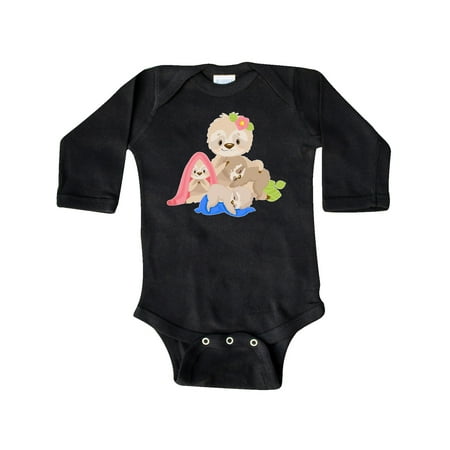 Inktastic Sloth Mom with 3 Baby Sloths Gift Baby Boy or Baby Girl Long Sleeve Bodysuit
Inktastic Sloth Mom with 3 Baby Sloths Gift Baby Boy or Baby Girl Long Sleeve Bodysuit