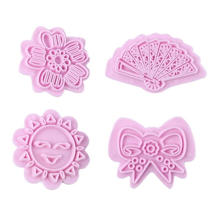 Sukalun Fondant Flower Molds - Five Petaled Flower Patterns Printing Decoration Cutters Festival Desserts Sugarcraft Fondant Making DIY Baking Tool 4PCS
Sukalun Fondant Flower Molds - Five Petaled Flower Patterns Printing Decoration Cutters Festival Desserts Sugarcraft Fondant Making DIY Baking Tool 4PCS