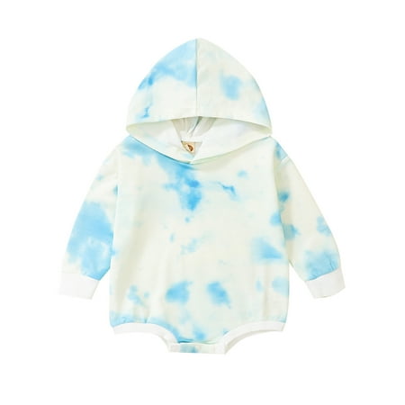 Bagilaanoe Newborn Baby Girl Boy Oversized Romper Sweatshirt Long Sleeve Hooded Bodysuit Tie-dye Print Pullover 6M 12M 18M 24M Fall Tops
Bagilaanoe Newborn Baby Girl Boy Oversized Romper Sweatshirt Long Sleeve Hooded Bodysuit Tie-dye Print Pullover 6M 12M 18M 24M Fall Tops