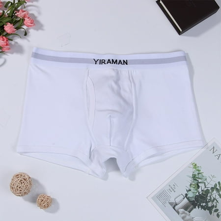 Men Underwear Boxer Underpants Screw Thread Panties U Convex Thong Briefs