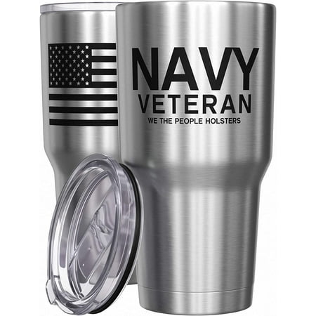 Athenstics - Navy Veteran - Navy Travel Mug - American Flag Coffee Travel Mug - Navy Military Tumbler - Double Insulated Tumbler - 30 oz
Athenstics - Navy Veteran - Navy Travel Mug - American Flag Coffee Travel Mug - Navy Military Tumbler - Double Insulated Tumbler - 30 oz