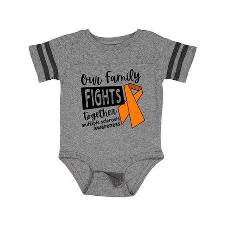 Inktastic Our Family Fights Together Multiple Sclerosis Awareness Gift Baby Boy or Baby Girl Bodysuit
Inktastic Our Family Fights Together Multiple Sclerosis Awareness Gift Baby Boy or Baby Girl Bodysuit