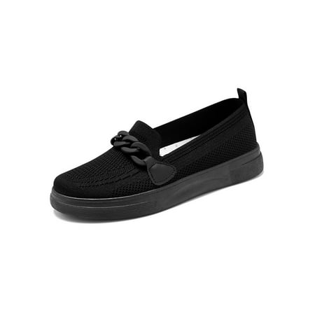 SIMANLAN Women Flats Closed Toe Comfort Shoes Slip On Walking Shoe Ladies Breathable Moccasins Womens Mesh Sock Sneakers Black 8.5
SIMANLAN Women Flats Closed Toe Comfort Shoes Slip On Walking Shoe Ladies Breathable Moccasins Womens Mesh Sock Sneakers Black 8.5