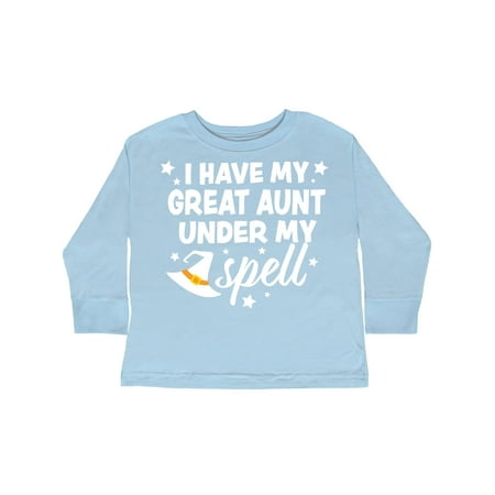 Inktastic I Have My Great Aunt Under My Spell with Cute Witch Hat Gift Toddler Boy or Toddler Girl Long Sleeve T-Shirt
Inktastic I Have My Great Aunt Under My Spell with Cute Witch Hat Gift Toddler Boy or Toddler Girl Long Sleeve T-Shirt