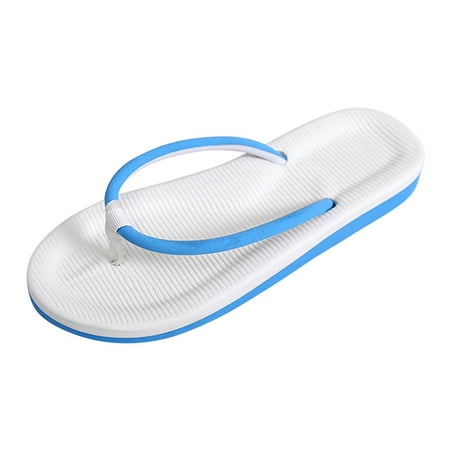 Womens Sandals Beach Bottom Flat Flip Flop Sandal Eva Blue 39