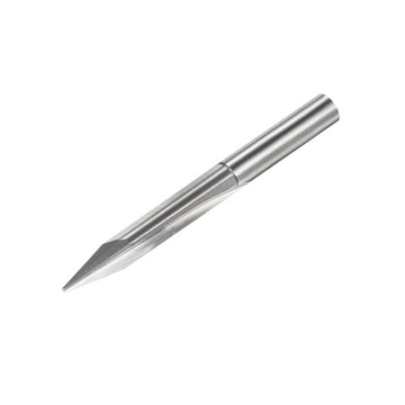 Uxcell 1mm Tip 25 Degree 60mm Length Carbide 2 Flutes Tapered Wood Engraving CNC Router Bit
Uxcell 1mm Tip 25 Degree 60mm Length Carbide 2 Flutes Tapered Wood Engraving CNC Router Bit