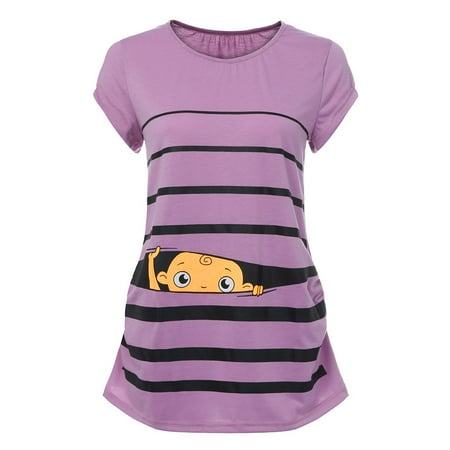 koaiezne Maternity Tops Short T-shirt Print Cute Sleeve Striped Baby Pregnant Maternity blouse Designer Maternity Tops Small T
koaiezne Maternity Tops Short T-shirt Print Cute Sleeve Striped Baby Pregnant Maternity blouse Designer Maternity Tops Small T