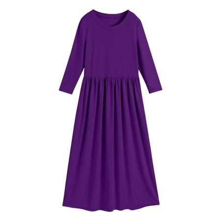 2DXuixsh Girls Size 10 Christmas Dress Toddler Girl Long Sleeve Scoop Neck Soild Loose Casual Daily Wear Long Maxi Princess Dress Big Girl Size 12 Dresses Purple Size 130
2DXuixsh Girls Size 10 Christmas Dress Toddler Girl Long Sleeve Scoop Neck Soild Loose Casual Daily Wear Long Maxi Princess Dress Big Girl Size 12 Dresses Purple Size 130