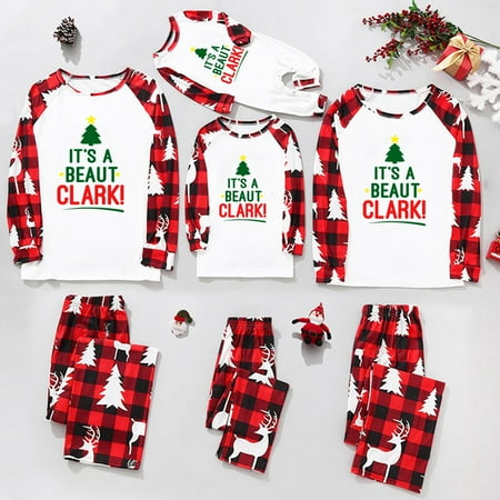 TANGNADE Kids Family Matching Pajama Set - Cute Sleepwear for the Whole Family